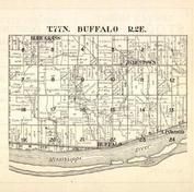 Buffalo Township, Linwood, Blue Grass, Jamestown, Mississippi river, Scott County 1923